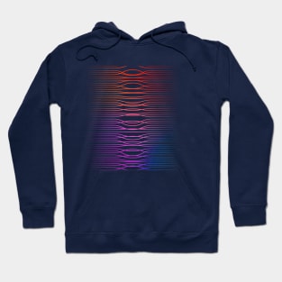 Gradient twisted fibers Hoodie